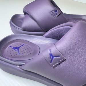Nike Jordan Sophia Women’s Slide Sandal Size 6 Leather Canyon Purple Like NEW